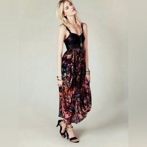 Free People | New Romantics in Babeland Dress Leather Butterfly Formal Dress
